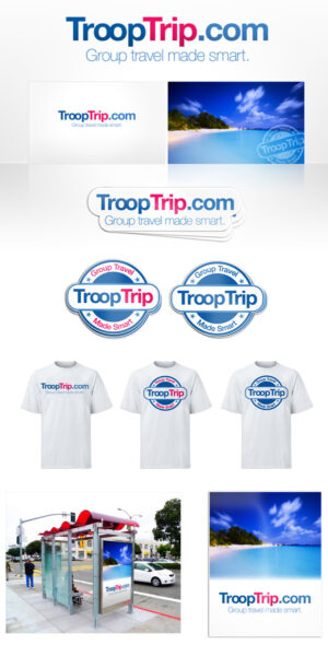 Troop Trip Identity Packaging