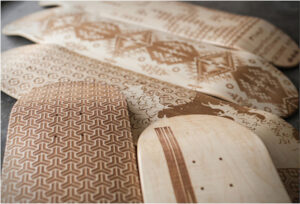 Creative Etched Skateboards
