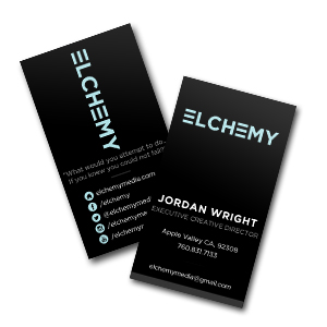 Elchemy Logo and Business Card